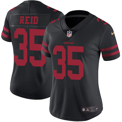 Nike 49ers #35 Eric Reid Black Alternate Women's Stitched NFL Vapor Untouchable Limited Jersey Nike 49ers #35 Eric Reid Black Alternate Women's Stitched NFL Vapor Untouchable Limited Jersey