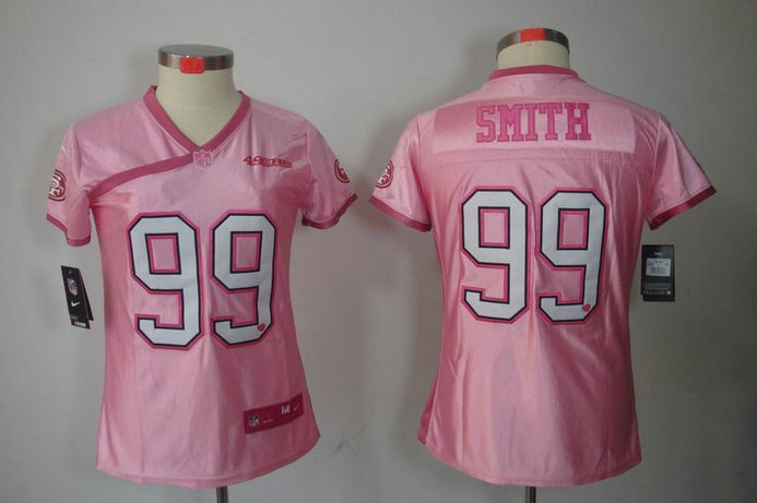 NEW Women San Francisco 49ers 99 Aldon Smith Pink Jerseys NEW Women San Francisco 49ers 99 Aldon Smith Pink Jerseys