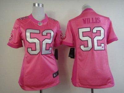 Women NEW NFL San Francisco 49ers #52 Patrick Pink Jerseys(love's) Women NEW NFL San Francisco 49ers #52 Patrick Pink Jerseys(love's)