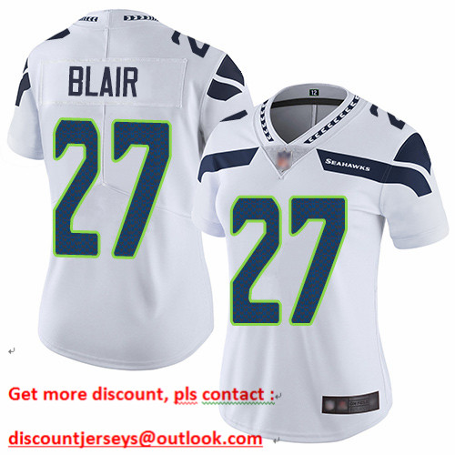 Seahawks #27 Marquise Blair White Women's Stitched Football Vapor Untouchable Limited Jersey Seahawks #27 Marquise Blair White Women's Stitched Football Vapor Untouchable Limited Jersey