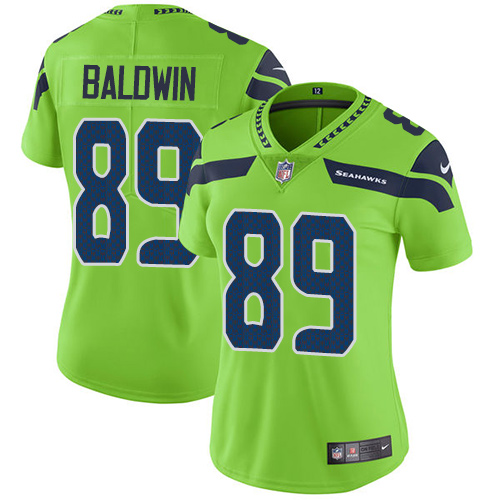 Nike Seahawks #89 Doug Baldwin Green Women's Stitched NFL Limited Rush Jersey Nike Seahawks #89 Doug Baldwin Green Women's Stitched NFL Limited Rush Jersey