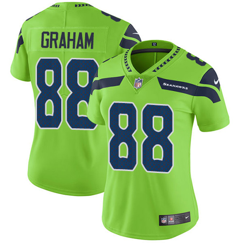 Nike Seahawks #88 Jimmy Graham Green Women's Stitched NFL Limited Rush Jersey Nike Seahawks #88 Jimmy Graham Green Women's Stitched NFL Limited Rush Jersey