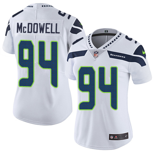 Nike Seahawks #94 Malik McDowell White Women's Stitched NFL Vapor Untouchable Limited Jersey Nike Seahawks #94 Malik McDowell White Women's Stitched NFL Vapor Untouchable Limited Jersey