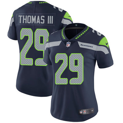 Nike Seahawks #29 Earl Thomas III Steel Blue Team Color Women's Stitched NFL Vapor Untouchable Limited Jersey Nike Seahawks #29 Earl Thomas III Steel Blue Team Color Women's Stitched NFL Vapor Untouchable Limited Jersey