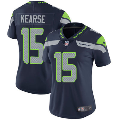 Nike Seahawks #15 Jermaine Kearse Steel Blue Team Color Women's Stitched NFL Vapor Untouchable Limited Jersey Nike Seahawks #15 Jermaine Kearse Steel Blue Team Color Women's Stitched NFL Vapor Untouchable Limited Jersey