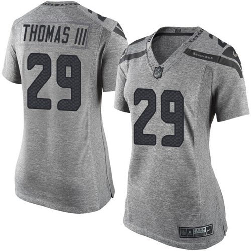 Nike Seahawks #29 Earl Thomas III Gray Women's Stitched NFL Limited Nike Seahawks #29 Earl Thomas III Gray Women's Stitched NFL Limited