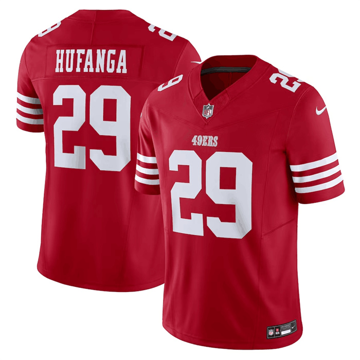 Youth San Francisco 49ers #29 Talanoa Hufanga Red Vapor Untouchable Limited Stitched Football Jersey Youth San Francisco 49ers #29 Talanoa Hufanga Red Vapor Untouchable Limited Stitched Football Jersey