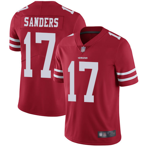 49ers #17 Emmanuel Sanders Red Team Color Youth Stitched Football Vapor Untouchable Limited Jersey 49ers #17 Emmanuel Sanders Red Team Color Youth Stitched Football Vapor Untouchable Limited Jersey