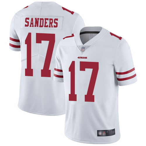49ers #17 Emmanuel Sanders White Youth Stitched Football Vapor Untouchable Limited Jersey 49ers #17 Emmanuel Sanders White Youth Stitched Football Vapor Untouchable Limited Jersey