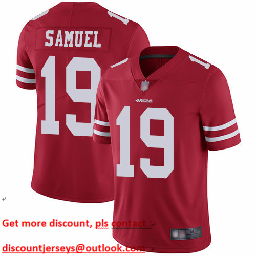 49ers #19 Deebo Samuel Red Team Color Youth Stitched Football Vapor Untouchable Limited Jersey 49ers #19 Deebo Samuel Red Team Color Youth Stitched Football Vapor Untouchable Limited Jersey