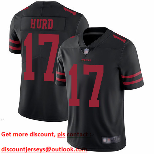 49ers #17 Jalen Hurd Black Alternate Youth Stitched Football Vapor Untouchable Limited Jersey 49ers #17 Jalen Hurd Black Alternate Youth Stitched Football Vapor Untouchable Limited Jersey