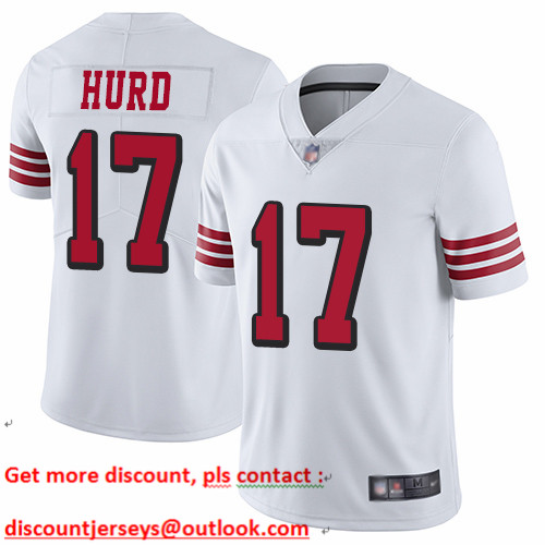49ers #17 Jalen Hurd White Rush Youth Stitched Football Vapor Untouchable Limited Jersey 49ers #17 Jalen Hurd White Rush Youth Stitched Football Vapor Untouchable Limited Jersey