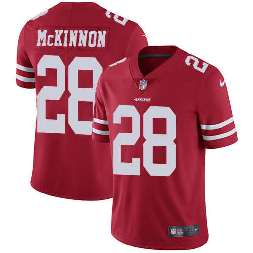 Nike 49ers #28 Jerick McKinnon Red Team Color Youth Stitched NFL Vapor Untouchable Limited Jersey Nike 49ers #28 Jerick McKinnon Red Team Color Youth Stitched NFL Vapor Untouchable Limited Jersey