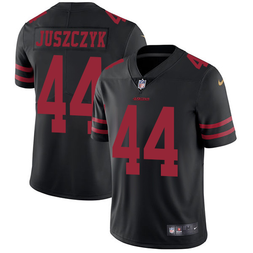 Nike 49ers #44 Kyle Juszczyk Black Alternate Youth Stitched NFL Vapor Untouchable Limited Jersey Nike 49ers #44 Kyle Juszczyk Black Alternate Youth Stitched NFL Vapor Untouchable Limited Jersey