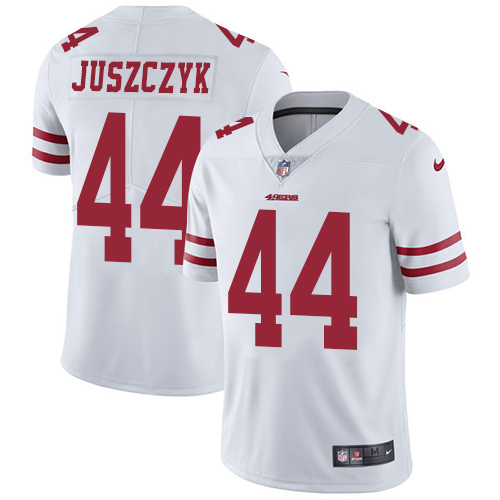 Nike 49ers #44 Kyle Juszczyk White Youth Stitched NFL Vapor Untouchable Limited Jersey Nike 49ers #44 Kyle Juszczyk White Youth Stitched NFL Vapor Untouchable Limited Jersey