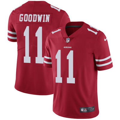 Nike 49ers #11 Marquise Goodwin Red Team Color Youth Stitched NFL Vapor Untouchable Limited Jersey Nike 49ers #11 Marquise Goodwin Red Team Color Youth Stitched NFL Vapor Untouchable Limited Jersey