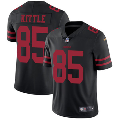 Nike 49ers #85 George Kittle Black Alternate Youth Stitched NFL Vapor Untouchable Limited Jersey Nike 49ers #85 George Kittle Black Alternate Youth Stitched NFL Vapor Untouchable Limited Jersey