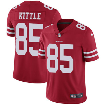 Nike 49ers #85 George Kittle Red Team Color Youth Stitched NFL Vapor Untouchable Limited Jersey Nike 49ers #85 George Kittle Red Team Color Youth Stitched NFL Vapor Untouchable Limited Jersey