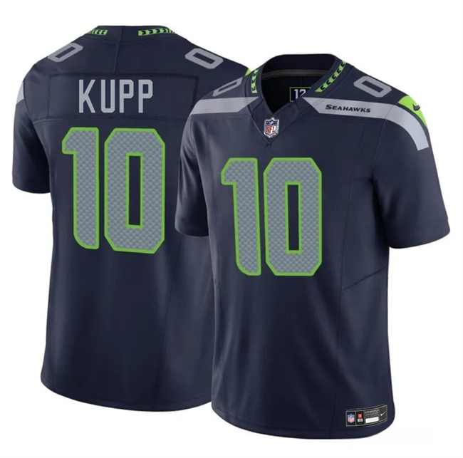 Youth Seattle Seahawks #10 Cooper Kupp Navy 2025 F.U.S.E Vapor Limited Stitched Football Jersey Youth Seattle Seahawks #10 Cooper Kupp Navy 2025 F.U.S.E Vapor Limited Stitched Football Jersey