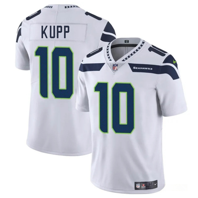 Youth Seattle Seahawks #10 Cooper Kupp White 2025 Vapor Limited Stitched Football Jersey Youth Seattle Seahawks #10 Cooper Kupp White 2025 Vapor Limited Stitched Football Jersey