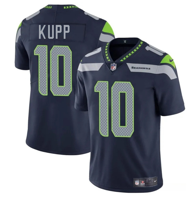 Youth Seattle Seahawks #10 Cooper Kupp Navy 2025 Vapor Limited Stitched Football Jersey Youth Seattle Seahawks #10 Cooper Kupp Navy 2025 Vapor Limited Stitched Football Jersey