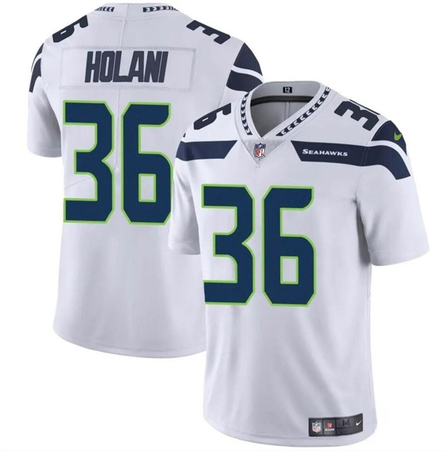 Youth Seattle Seahawks #36 George Holani White Vapor Limited Stitched Football Jersey Youth Seattle Seahawks #36 George Holani White Vapor Limited Stitched Football Jersey