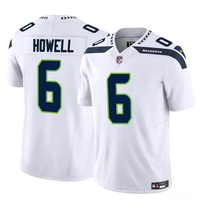 Youth Seattle Seahawks #6 Sam Howell White 2023 F.U.S.E. Vapor Limited Stitched Football Jersey Youth Seattle Seahawks #6 Sam Howell White 2023 F.U.S.E. Vapor Limited Stitched Football Jersey