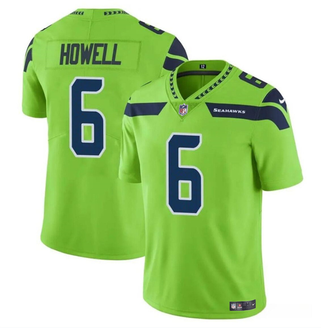 Youth Seattle Seahawks #6 Sam Howell Green Vapor Limited Stitched Football Jersey Youth Seattle Seahawks #6 Sam Howell Green Vapor Limited Stitched Football Jersey