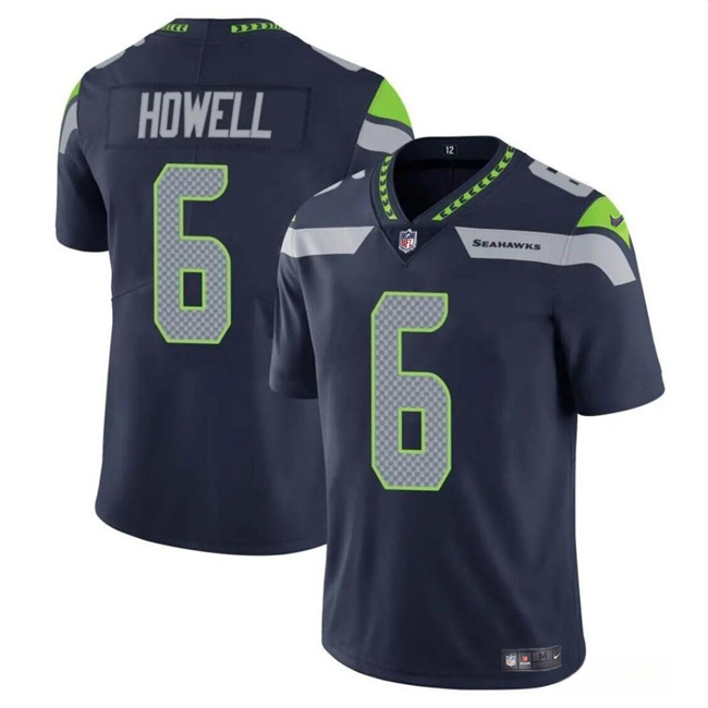 Youth Seattle Seahawks #6 Sam Howell Navy Vapor Limited Stitched Football Jersey Youth Seattle Seahawks #6 Sam Howell Navy Vapor Limited Stitched Football Jersey