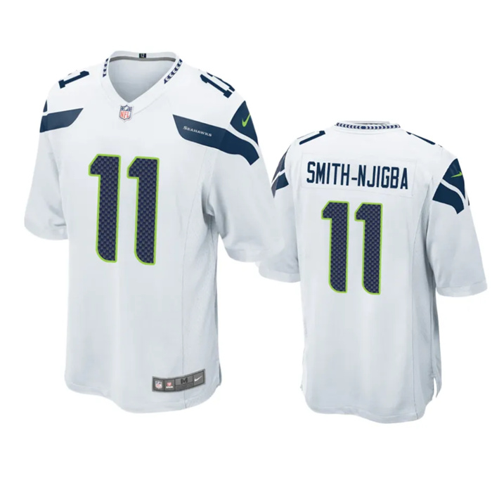 Youth Seattle Seahawks #11 Jaxon Smith-Njigba White 2023 Draft Stitched Game Jersey Youth Seattle Seahawks #11 Jaxon Smith-Njigba White 2023 Draft Stitched Game Jersey