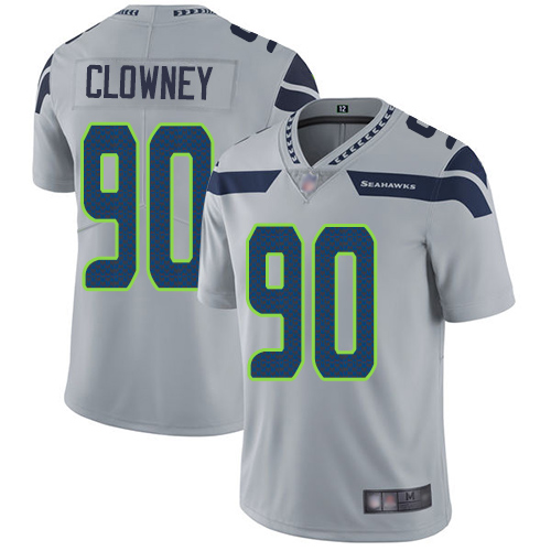 Seahawks #90 Jadeveon Clowney Grey Alternate Youth Stitched Football Vapor Untouchable Limited Jersey Seahawks #90 Jadeveon Clowney Grey Alternate Youth Stitched Football Vapor Untouchable Limited Jersey