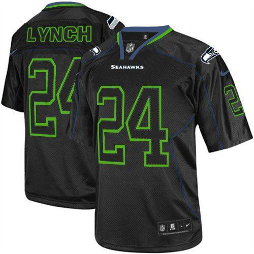 Nike Seahawks #24 Marshawn Lynch Lights Out Black Youth Stitched NFL Elite Jersey Nike Seahawks #24 Marshawn Lynch Lights Out Black Youth Stitched NFL Elite Jersey