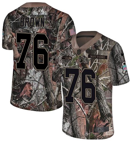 Nike Seahawks #76 Duane Brown Camo Youth Stitched NFL Limited Rush Realtree Jersey Nike Seahawks #76 Duane Brown Camo Youth Stitched NFL Limited Rush Realtree Jersey