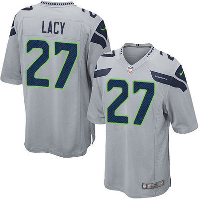 Nike Seahawks #27 Eddie Lacy Grey Alternate Youth Stitched NFL Elite Jersey Nike Seahawks #27 Eddie Lacy Grey Alternate Youth Stitched NFL Elite Jersey