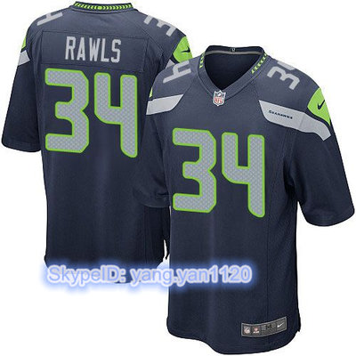 Nike Seahawks #34 Thomas Rawls Steel Blue Team Color Youth Stitched NFL Elite Jersey Nike Seahawks #34 Thomas Rawls Steel Blue Team Color Youth Stitched NFL Elite Jersey