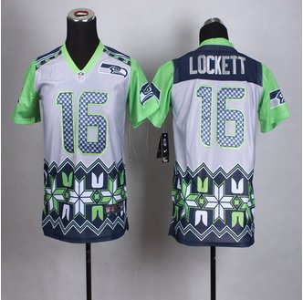 Youth New Seahawks #16 Tyler Lockett Stitched NFL Elite Noble Fashion jersey