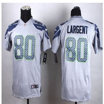 Youth New Seahawks #80 Steve Largent Grey Alternate Stitched NFL Elite Jersey Youth New Seahawks #80 Steve Largent Grey Alternate Stitched NFL Elite Jersey