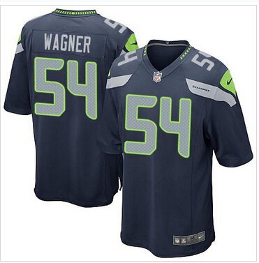 Youth New Seahawks #54 Bobby Wagner Steel Blue Team Color Stitched NFL Elite Jersey