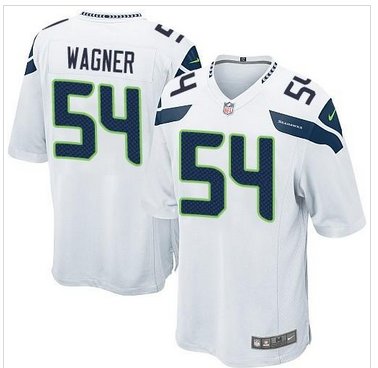 Youth New Seahawks #54 Bobby Wagner White Stitched NFL Elite Jersey