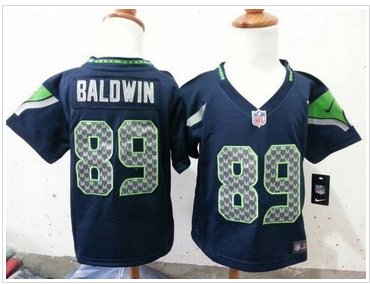 Toddler New Seahawks #89 Doug Baldwin Steel Blue Team Color Stitched NFL Elite Jersey Toddler New Seahawks #89 Doug Baldwin Steel Blue Team Color Stitched NFL Elite Jersey