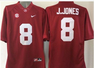 Alabama Crimson Tide #8 Julio Jones Red Stitched NCAA Jersey Alabama Crimson Tide #8 Julio Jones Red Stitched NCAA Jersey