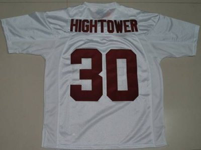 Crimson Tide #30 Donot Hightower White Embroidered NCAA Jersey
