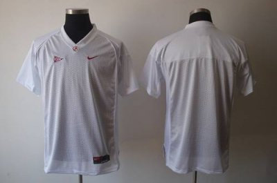 Crimson Tide Blank White Embroidered NCAA Jersey