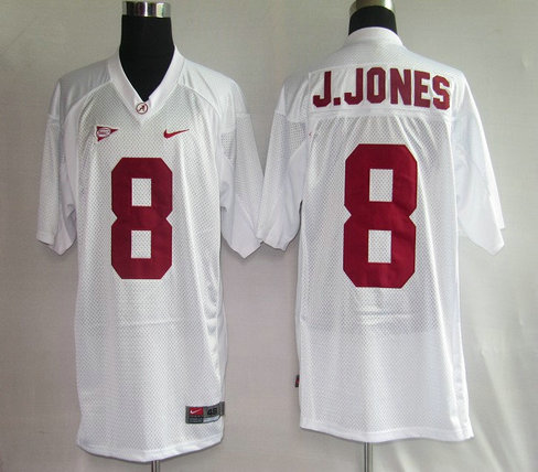 NCAA jerseys 8# J Jones White jerseys