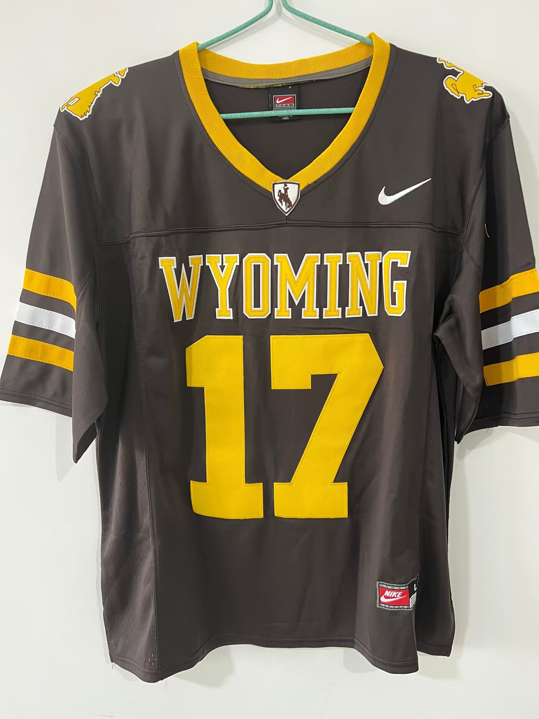 Wyoming #17 Josh Allen Brown Jersey Wyoming #17 Josh Allen Brown Jersey