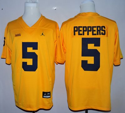 Michigan Wolverines 5 Jabrill Peppers Gold College Football Jersey Michigan Wolverines 5 Jabrill Peppers Gold College Football Jersey