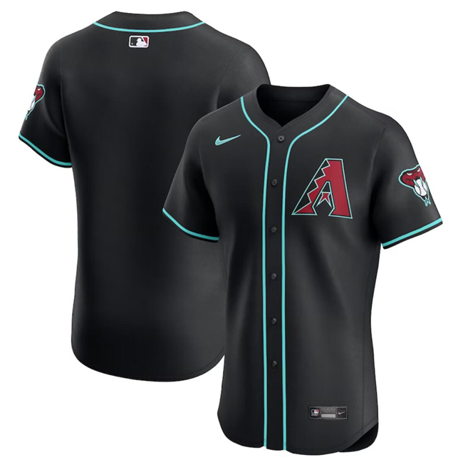 Men's Arizona Diamondbacks Blank Black Flex Base Stitched Jersey Men's Arizona Diamondbacks Blank Black Flex Base Stitched Jersey