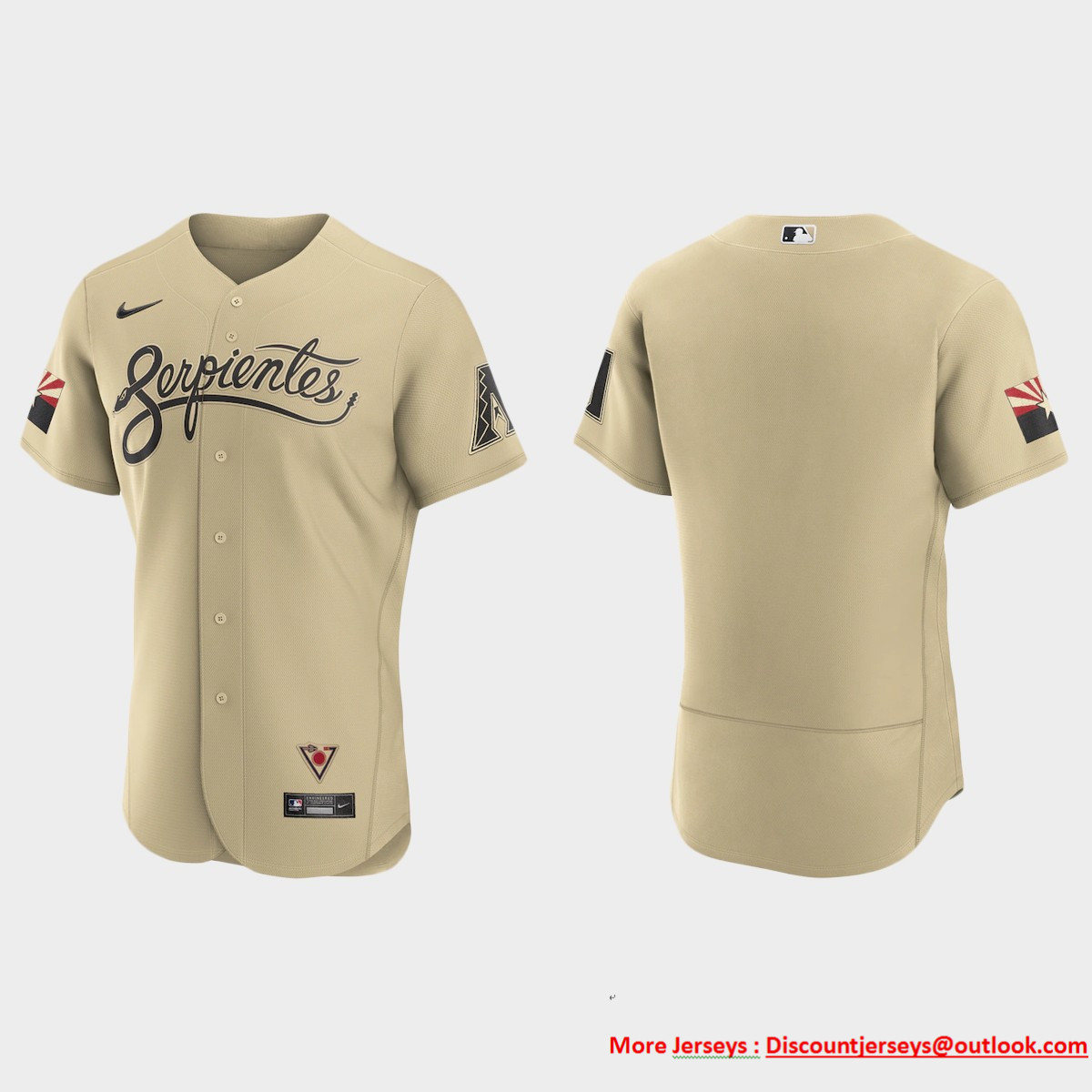 Arizona Diamondbacks Men's Nike 2021 City Connect Authentic MLB Jersey Gold Arizona Diamondbacks Men's Nike 2021 City Connect Authentic MLB Jersey Gold