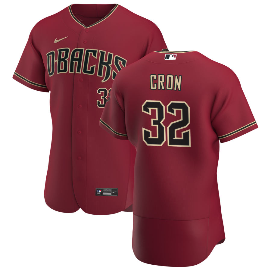 Arizona Diamondbacks #32 Kevin Cron Men's Nike Crimson Authentic Alternate Team MLB Jersey Arizona Diamondbacks #32 Kevin Cron Men's Nike Crimson Authentic Alternate Team MLB Jersey