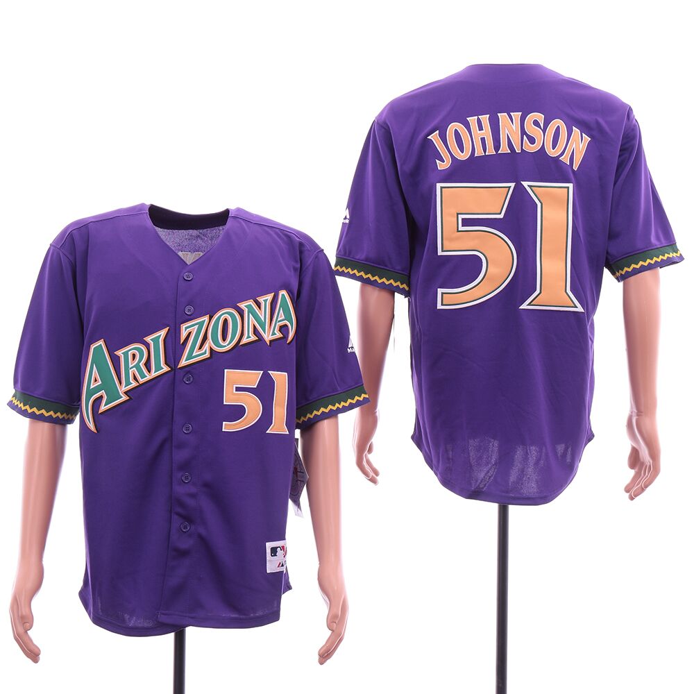 Diamondbacks 51 Randy Johnson Purple Cool Base Jersey Diamondbacks 51 Randy Johnson Purple Cool Base Jersey